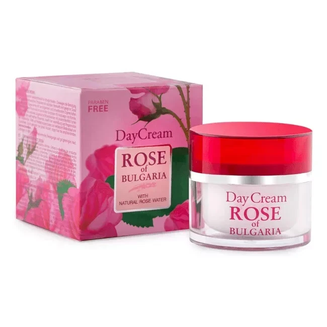 rose of Bulgaria Tagescreme mit rosenwasser der Damascena Rose 50ml Bio fresh - Bild 1 von 1
