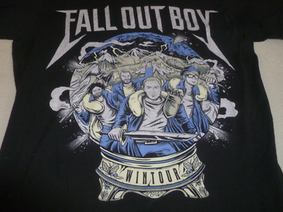 T-shirt Tournée Fall Out Boy Wintour 2016 - Taille S Homme, Occasion Très Bon état, Rock Chicago