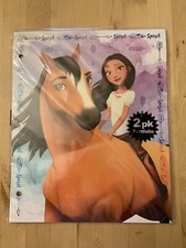 2 Dreamworks Spirit Riding Free Portfolio Folders New In Package