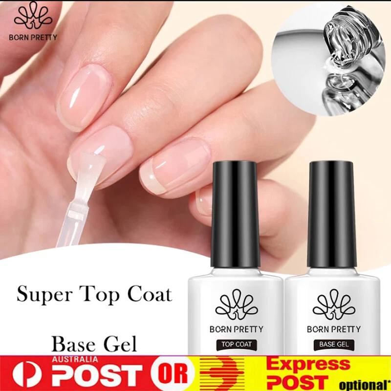 BORN PRETTY Pro UV Gel Nail Polish Top Coat,Base Coat,No Wipe Top Coat For Nails - image 1 of 4