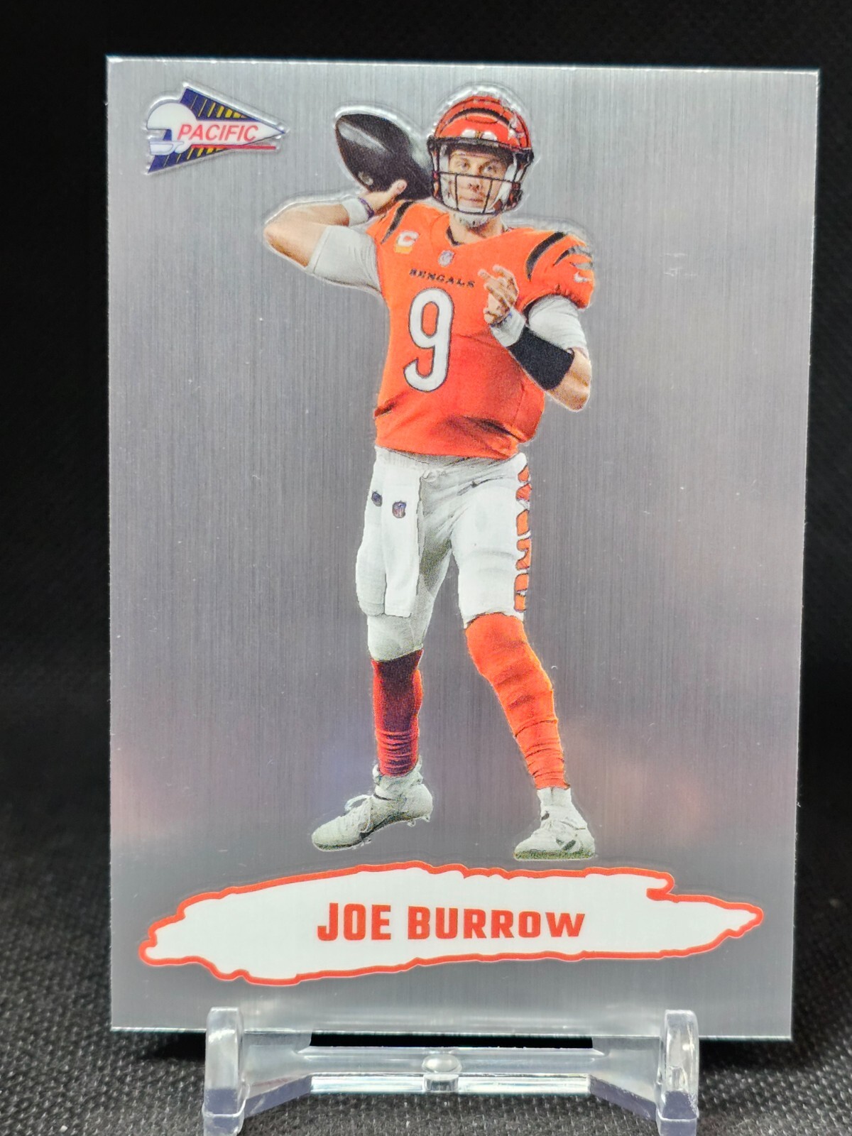 Joe Burrow 2022 Panini Zenith Football Silver Pacific Prizm #PAC-04 Bengals