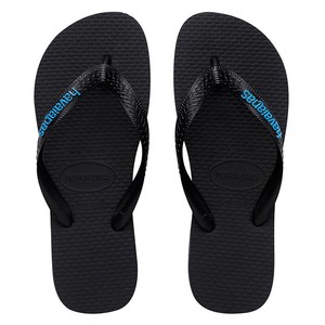 havaianas blue and black