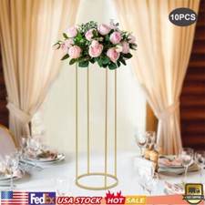 10Pcs Wedding Table Flower Stand Tabletop Decor Metal Flower Rack Party Events