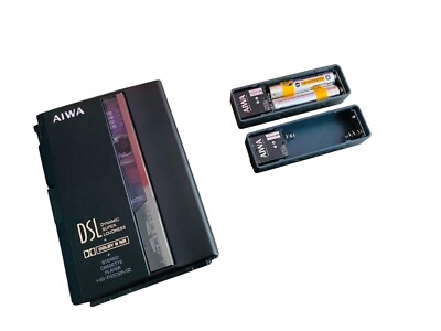 【美品】AIWAアイワCassetteBoy HS-P20 動作品アダプター付き AIWA CassetteBoy HS-P20 Portable Cassette Player with Adapter from