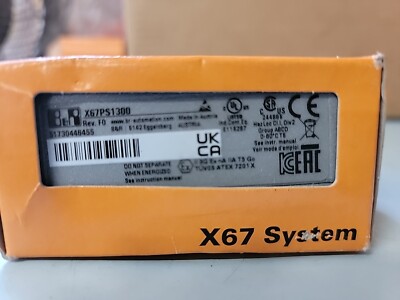 New B&R X67PS1300 X67 System Power Supply Module 24V DC to X2X Link