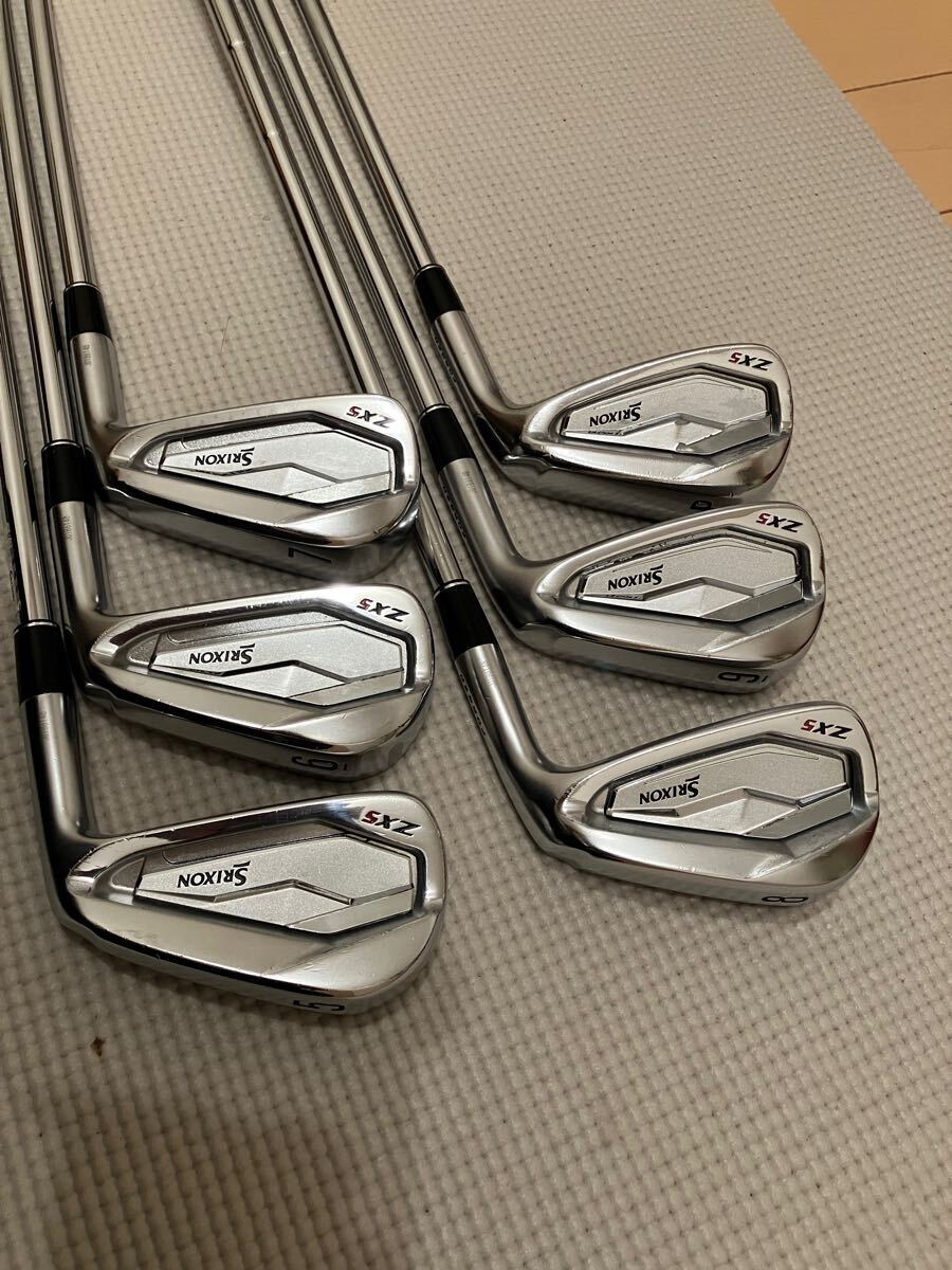 Golf Iron Set Dunlop Srixon ZX5 Dynamic Gold DST S200 6pcs 5 Golf Iron Set Dunlop Srixon ZX5 Dynamic Gold DST S200 6pcs 5