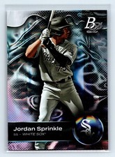 2023 Bowman Platinum #TOP-13 Jordan Sprinkle Ice Pattern Foil White Sox