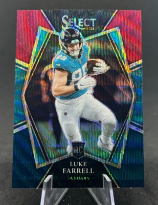Luke Farrell 2021 NFL Panini Select 139/199 Tri-Color Prizm #194 Jaguars