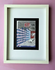 🔥 Pedro Friedeberg Signed Print 16x12" – Collector Piece Framed