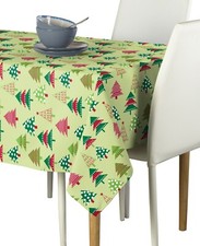 Decorated Christmas Trees Signature Tablecloth Assorted Sizes