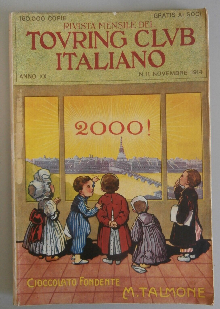 Rivista Touring Club 1914 11 Giuoco del Calcio Silvio Talman