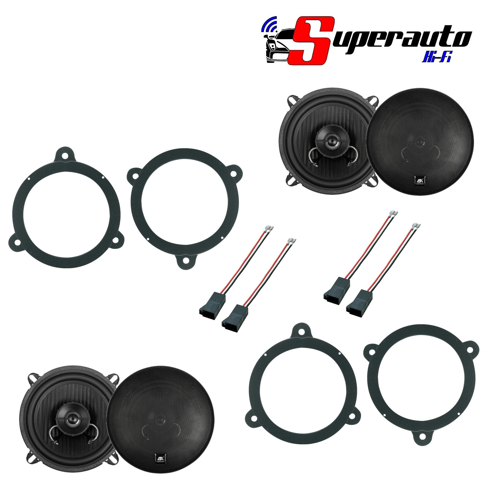 Altoparlanti ESX HZ52 per Renault Megane III | Kit 4 Vie Coassiali