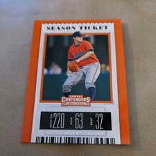 2019 Panini Contenders Draft Picks Season Ticket Casey Mize Auburn Tigers #8