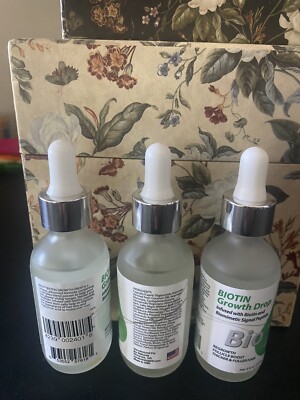 Biotin Growth Drop infused with Biotin and Biomimretic Signal Peptide 2 fl oz