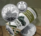 Roll 25 pcs coins 10 hryven Air defense Patriot - Reliable Shield Ukraine 2023