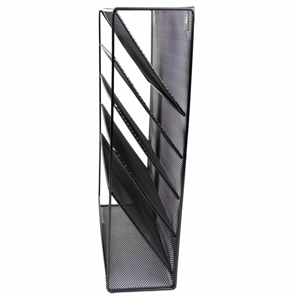 Wall Mounted Magazine Rack Document File Holder Storage Organiser Metal