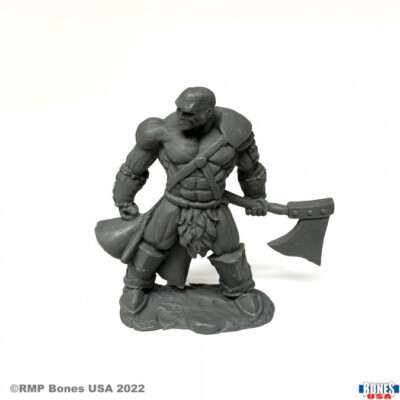 1x TYREA BRONZELOCKS - BONES REAPER Figurine Miniature Rpg Jdr Barbarian 77374 - Foto 3