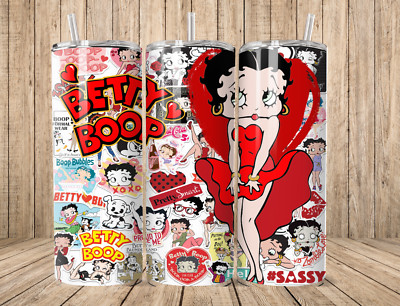 Betty Boop Straight 20oz Tumbler Insulated Stainless Steel
