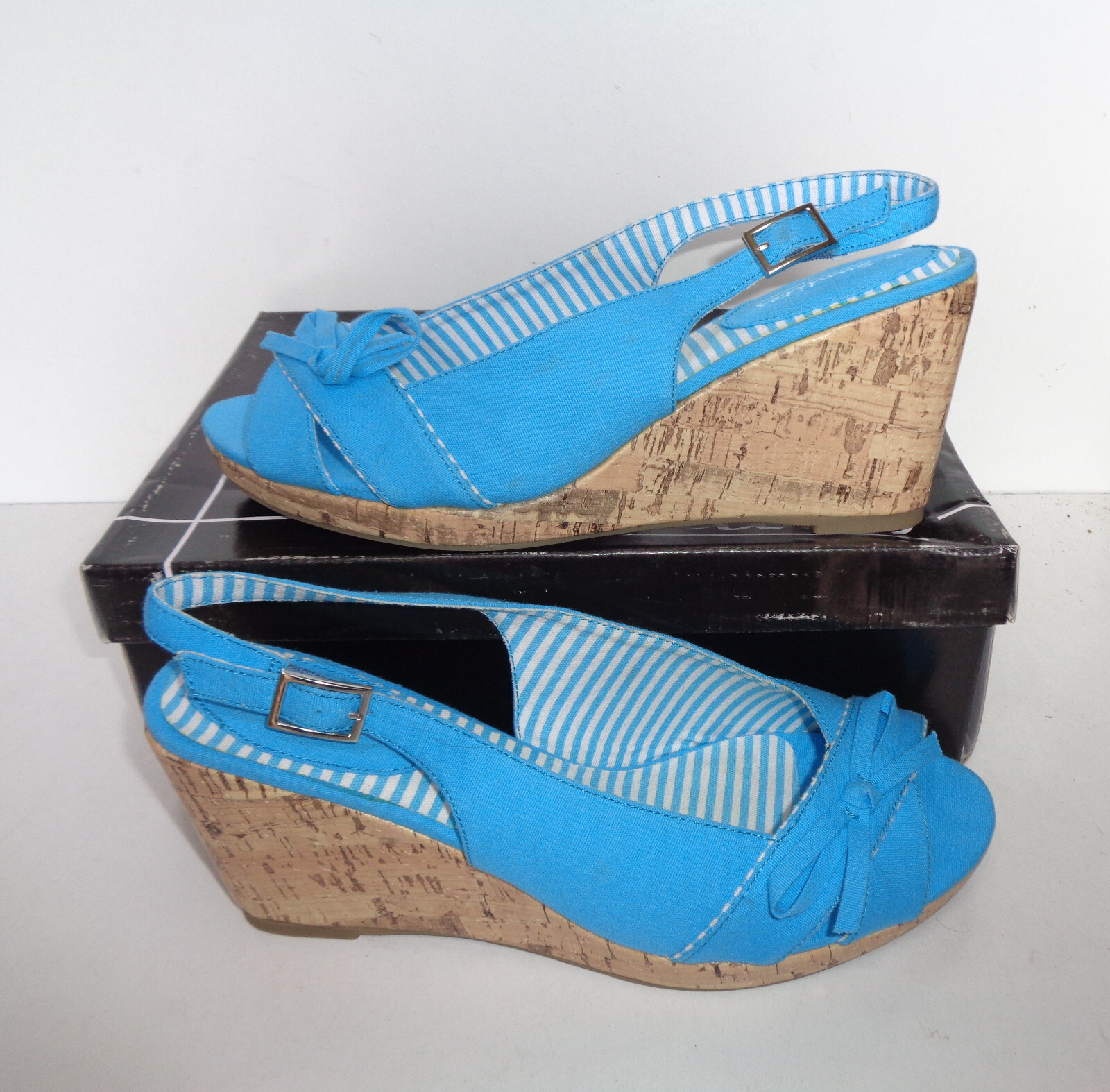 APL Sandali estivi Sunlites da donna zeppa punta aperta casual nuovi prezzo di ricambio £33 taglia 6