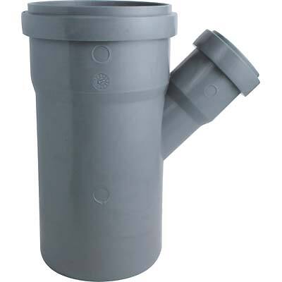 Braga ridotta scarico idrico ad innesto pp grigio mm 90/40 45° (5 pezzi)