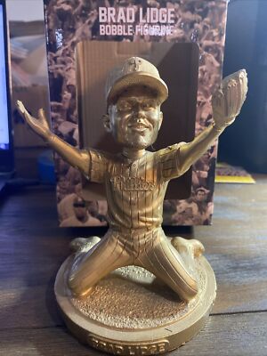 BRAD LIDGE フィギュア Brad Lidge SGA Gold Variant Phillies 08 World Champions Bobblehead