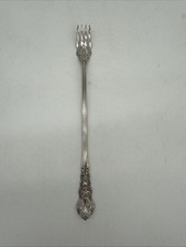 Roger Bros Grape Pattern Triple Plate Flatware Pickle Fork 8
