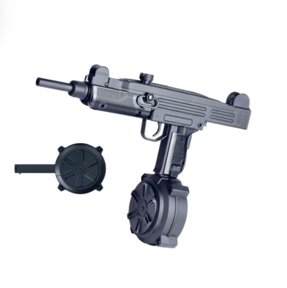 ZY Full Size MP2A1 UZI 7MM-8MM Black Full Auto Gel Blaster With