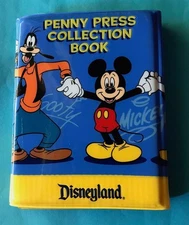 MICKEY GOOFY MINNIE PRESSED PENNY QUARTER COLLECTION COIN BOOK HOLDER ALBUM