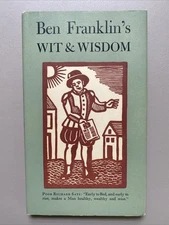 Ben Franklin's Wit and Wisdom Hardcover Book Dust Cover Peter Pauper Press
