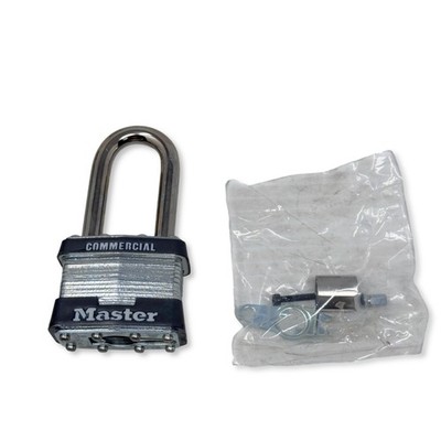 Master Lock 21LFWO Commercial Laminated Steel Padlock 1.75in Shackle No Cylinder