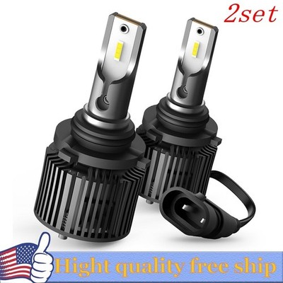 4X AUXITO Combo HB4 + 9006 LED Headlight Kit bulb High Low Beam White 80000LM