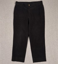 Bills Khakis M2 Corduroy Pants Black Made In USA Classic Fit Mens Size 36 x 31