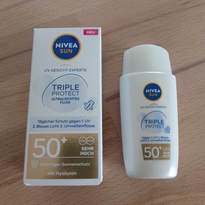 Nivea Sun - Triple Protect ultraleichtes Fluid - 40ml LSF 50+ - Sonnenschutz