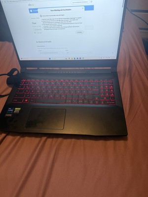msi katana GF66 12UE 409 15,06 Zoll i7- 12700H 16GB RAM 512GB schwarz