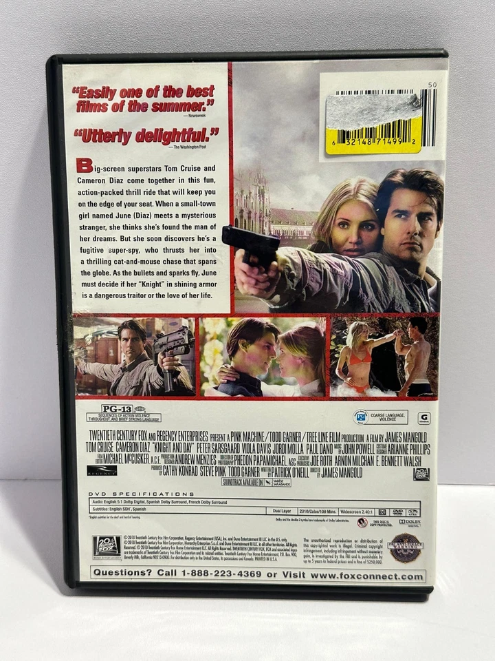 Knight and Day DVD - Image 2 of 2