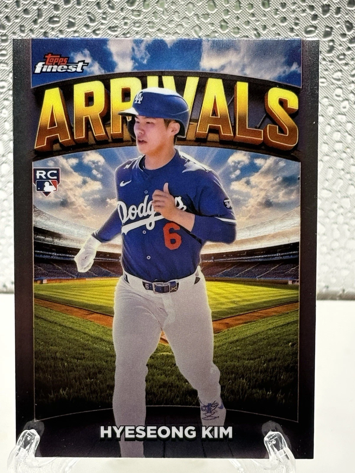 2025 Topps Finest Hyeseong Kim Rookie Arrivals #A-3 Los Angeles Dodgers