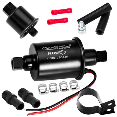 #ad #ad CarBole 12V Low Pressure Inline Fuel Pump 2 3.5 PSI Electric PSI $32.19