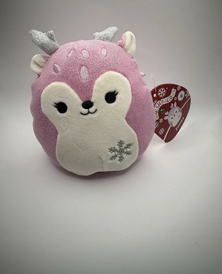 Original Squishmallows 2025 Mystery Sparkle Squad Christmas Deer Falala Plush 5 