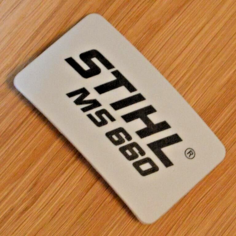 Genuine Stihl MS660 OEM Badge Model Plate 1122 967 1506 Tracked Options