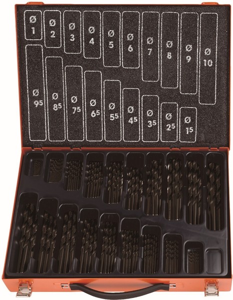Projahn Metall-Magazin Sortiment Spiralbohrer HSS-R Din 338 1-10 Mm 170-Teilig-image