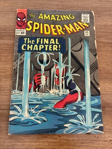 Amazing Spider-Man # 33 VG Marvel Comic Book Silver Age Aunt May Gwen 15 J347