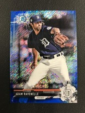 2017 Bowman Chrome #BCP189 Adam Ravenelle Blue Shimmer Refractor /150