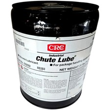 CRC 03222 Industrial Chute Lube 31 lb Pail Silicone Lubricant