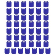Self Adhesive Bandage Wrap 177" x 2", 50 Pcs Wrap Tape, Dark Blue