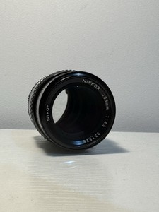 Nikon Nikkor 135mm Telephoto f/3.5 AI Lens - Missing Rabbit Ear & Untested