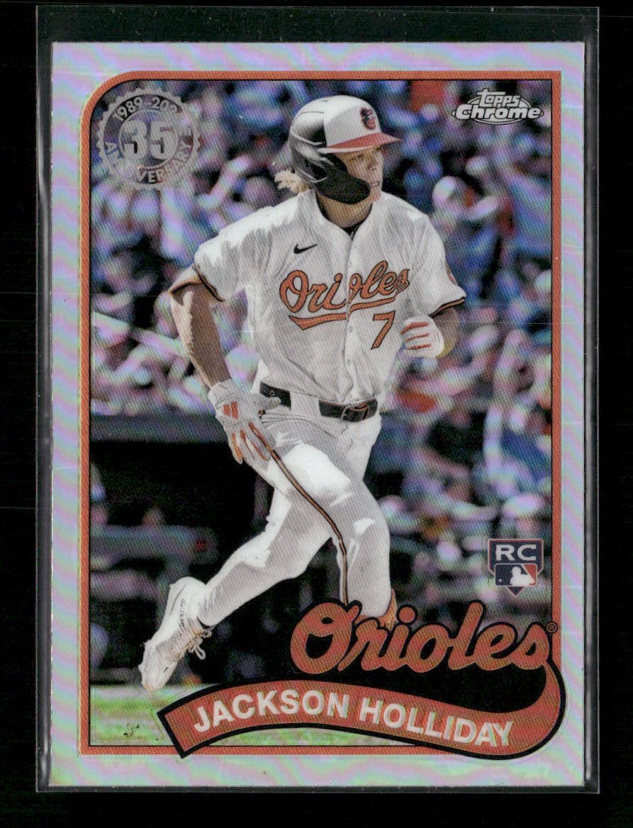 2024 Topps Chrome Update Jackson Holliday RC 1989 35th Anniversary #89CU-3