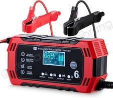 Profi Batterieladegerät für 6A 12V Auto Motorrad Batterien AGM GEL VRLA SLA WET Profi Batterieladegerät für 6A 12V Auto Motorrad Batterien AGM GEL VRLA SLA WET