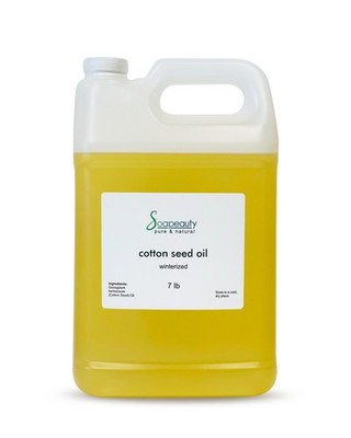 Cottonseed Oil 100% Pure Carrier Oil Skin Hair Body Massage Soap Making 7 lbs