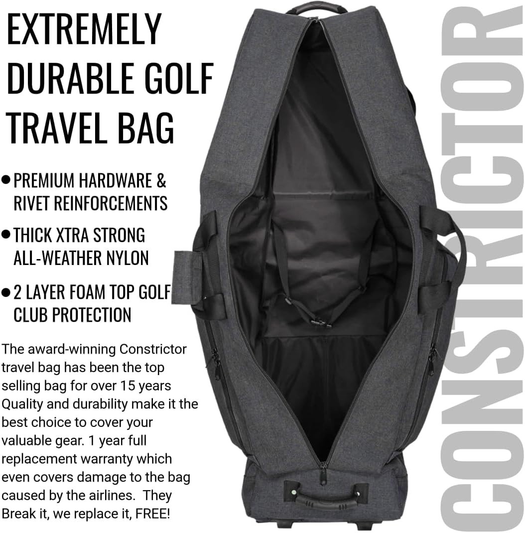 Constrictor Golf Bag Cover with Replacement Protection