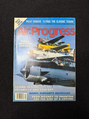 Air Progress Magazine March 1985 Vol 47 No 3 Aviation Aircraft Pilot Cessna